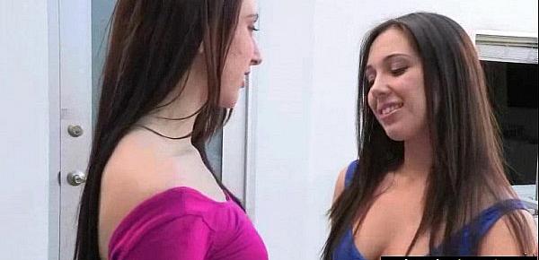  Lez Girls (Mandy Muse & Jenna Sativa) Kiss Licks And Play In Hot Lesbo Sex Action clip-11